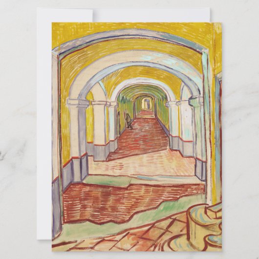 Carte Corridor dans l'asile (par Vincent van Gogh) (Devant)