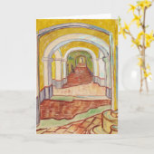Carte Corridor dans l'asile (par Vincent van Gogh) (Fleur jaune)