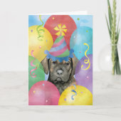 Carte Corso Anniversaire Balloons Cane (Devant)