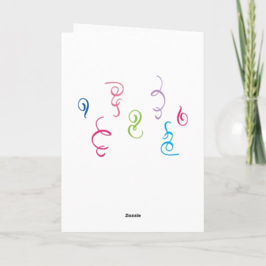 Carte Corso Cane Balloons Anniversaire (Dos)