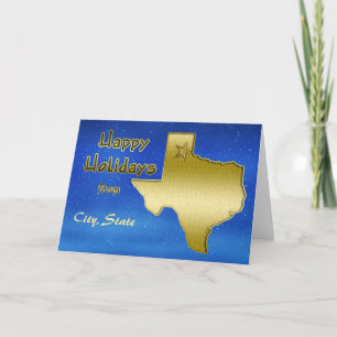 Carte Cosmic Blue Sky Texas personnalisée