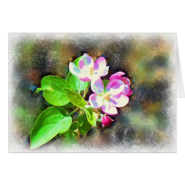 Carte cosmique de fleurs (Devant horizontal)