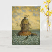 Carte Cosmologique Silencieuse (Fleur jaune)