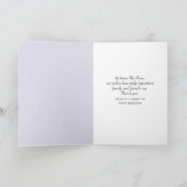 Carte Cosmos Fleur Merci de la famille (Intérieur)