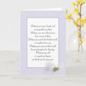 Carte Cosmos Fleur Merci de la famille (Fleur jaune)