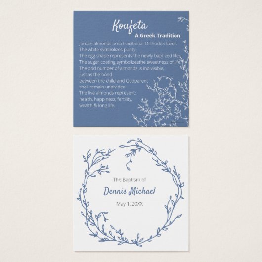 Carte Cosmos Koufeta (Devant & derrière)