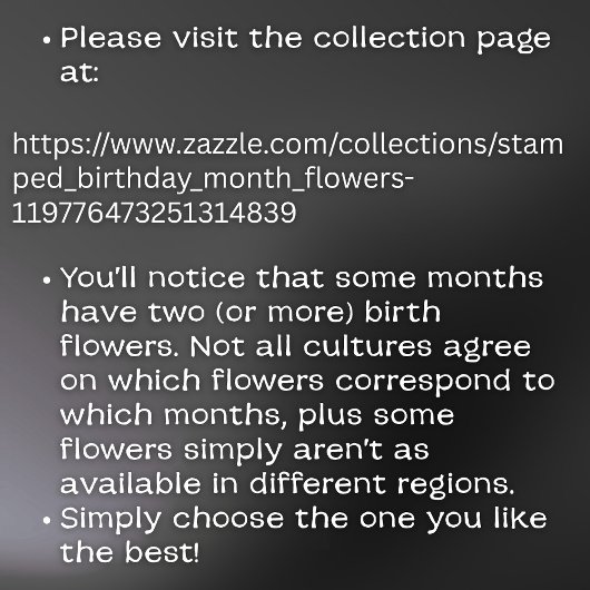 Carte Cosmos Rustique Timoté Octobre Fleur Linge de nais