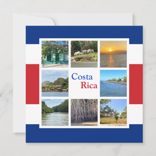 Carte Costa Rica (Devant)