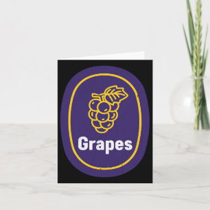 Carte Costume Autocollant Raisin Enfants Raisin Fruit Co