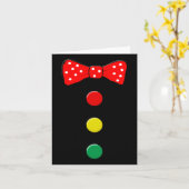 Carte Costume clown Halloween Fun Cirque Clown Correspon (Fleur jaune)