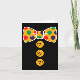 Carte Costume Clown Halloween Funny Cirque Clown Don The