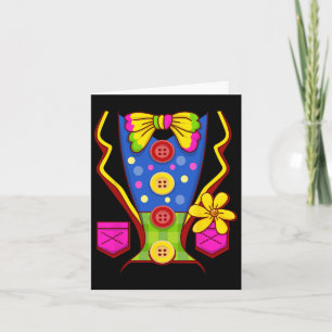Carte Costume Clown Pour Enfants Hommes Femmes - Tenue H