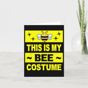 Carte Costume d'abeille rétro femmes mignon adultes enfa