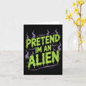 Carte Costume d'aliens (Fleur jaune)