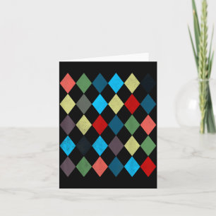 Carte Costume d'Arlequin pour tenue de Halloween Cadeau