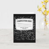 Carte Costume de cahier de composition - Salle de groupe (Fleur jaune)