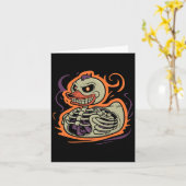 Carte Costume de canard en caoutchouc squelette Canard e (Fleur jaune)