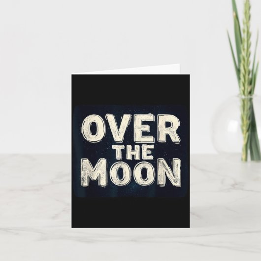 Carte Costume de déclaration incroyable sur la lune (Devant)