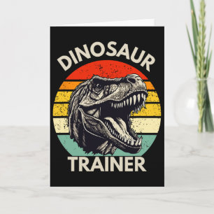 Carte Costume de dinosaure rétro pour adulte pour Hallow