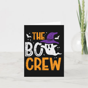 Carte Costume de fantôme d'Halloween The Boo Crew pour f