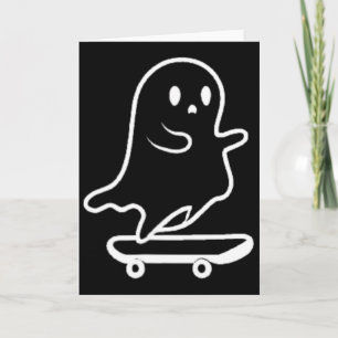Carte Costume de fantôme paresseux pour skateboard Hallo