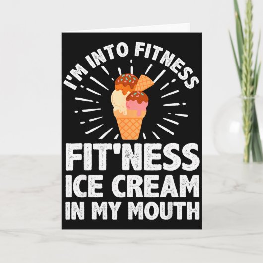 Carte Costume de glace cool pour hommes femmes dessert g (Devant)