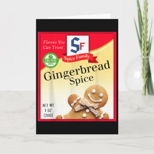 Carte Costume de groupe Spice Gingerbread Famille Concor