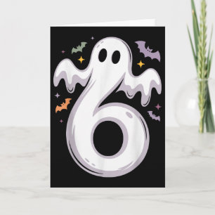 Carte Costume de Halloween drôle de mème de fantôme 6 De
