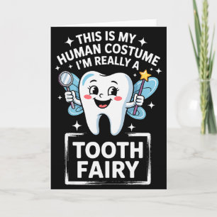 Carte Costume de jolie fée des dents pour hommes femmes