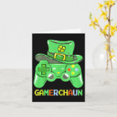 Carte Costume de lutin de jeu Saint-Patrick  (Fleur jaune)