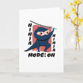 Carte Costume de ninja (Fleur jaune)