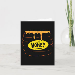 Carte Costume de pot de miel amusant doux Halloween Homm