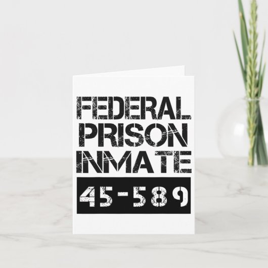 Carte Costume de prisonnier de la prison fédérale d'Hall (Devant)