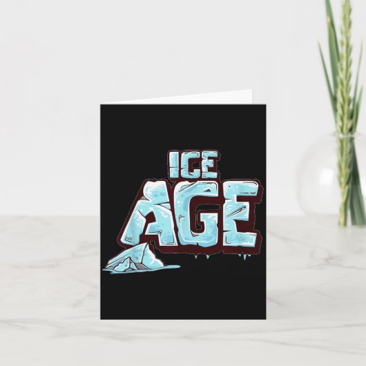 Carte Costume de saison de glace froide pour enfants et  (Devant)