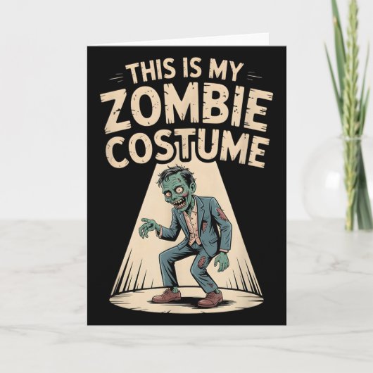 Carte Costume de zombie (Devant)