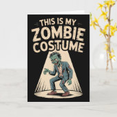 Carte Costume de zombie (Fleur jaune)
