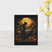 Carte Costume d'Halloween coudre (Fleur jaune)