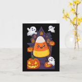 Carte Costume d'Halloween de maïs (Fleur jaune)