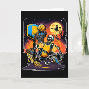 Carte Costume d'Halloween d'horreur de squelette Joueur