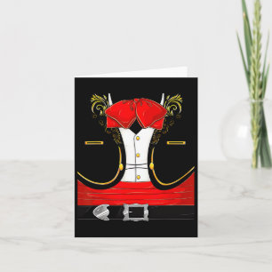 Carte Costume d'Halloween Mariachi mexicain Charro Cinco