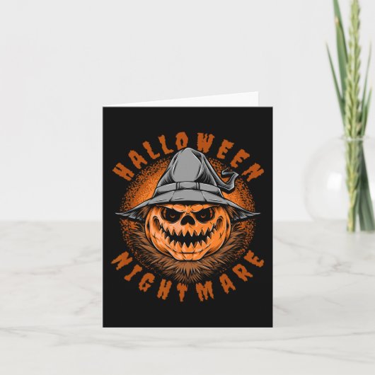 Carte Costume d'Halloween nocturne (Devant)