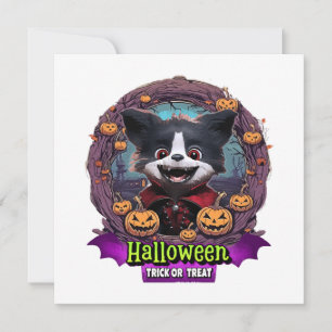 Carte Costume d'Halloween pour chiots