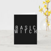 Carte Costume d'Halloween sorcière Sic Witch (Fleur jaune)