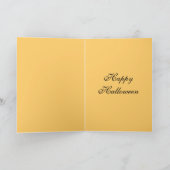 Carte Costume d'Halloween vintage (Intérieur)