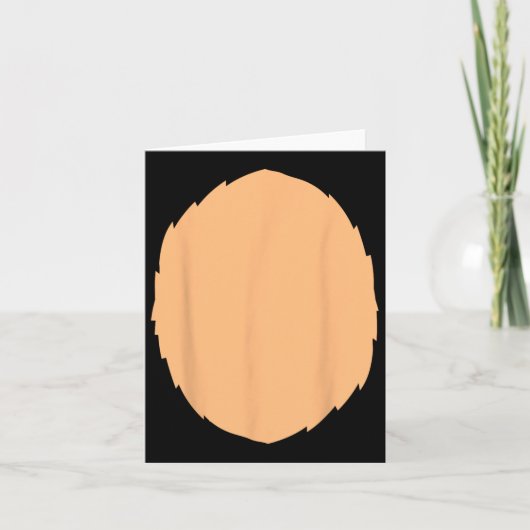 Carte Costume d'ours Halloween animal (Devant)