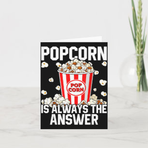 Carte Costume Épique Amoureux de Popcorn Maïs Pop
