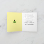 Carte Costume et Cravate de Fête des pères Cousin afro-a (Intérieur)