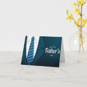 Carte Costume et cravate de la fête des pères (Fleur jaune)