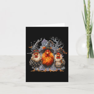 Carte Costume Halloween poulet drôle saison Éffrayante C