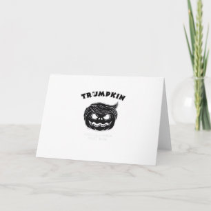 Carte Costume Halloween Trumpkin drôle Halloween